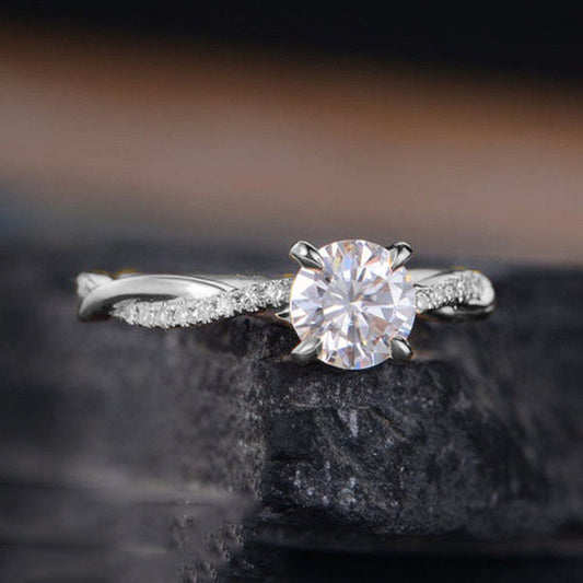 European And American Simple Plated 18K Gold Ring